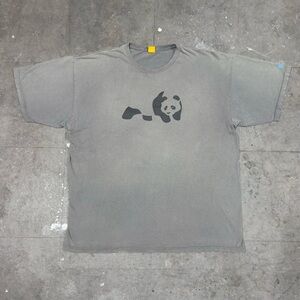 VTG 90s Enjoi Skateboards Panda T Shirt Green Mens XL Sun Faded Distressed